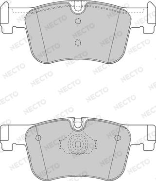 Necto FD7598A - Komplet Pločica, disk-kočnica www.molydon.hr