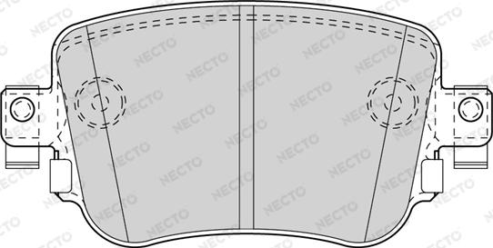 Necto FD7592A - Komplet Pločica, disk-kočnica www.molydon.hr