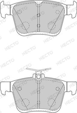 Necto FD7566A - Komplet Pločica, disk-kočnica www.molydon.hr