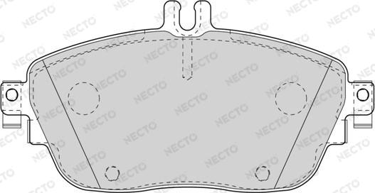 Necto FD7567A - Komplet Pločica, disk-kočnica www.molydon.hr