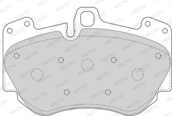 Necto FD7588A - Komplet Pločica, disk-kočnica www.molydon.hr