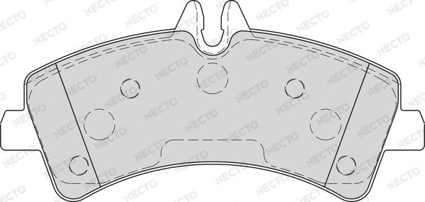 Necto FD7582V - Komplet Pločica, disk-kočnica www.molydon.hr