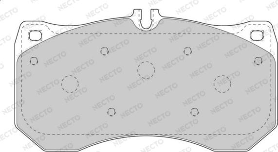 Necto FD7587A - Komplet Pločica, disk-kočnica www.molydon.hr