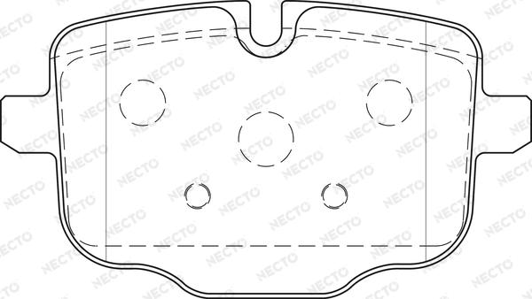 Necto FD7527A - Komplet Pločica, disk-kočnica www.molydon.hr