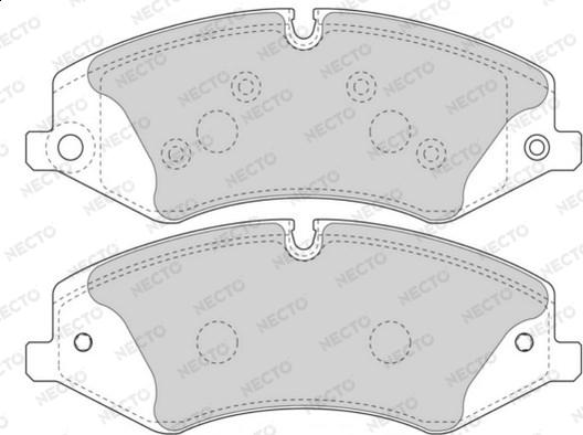 Necto FD7571A - Komplet Pločica, disk-kočnica www.molydon.hr