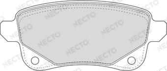 Necto FD7668A - Komplet Pločica, disk-kočnica www.molydon.hr