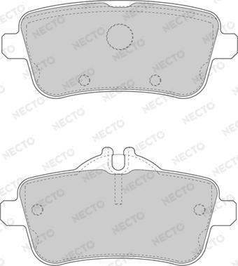 Necto FD7600A - Komplet Pločica, disk-kočnica www.molydon.hr