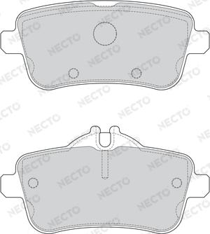 Necto FD7635A - Komplet Pločica, disk-kočnica www.molydon.hr