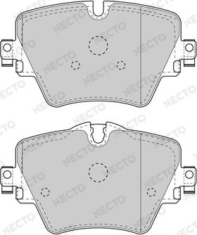 Necto FD7632A - Komplet Pločica, disk-kočnica www.molydon.hr