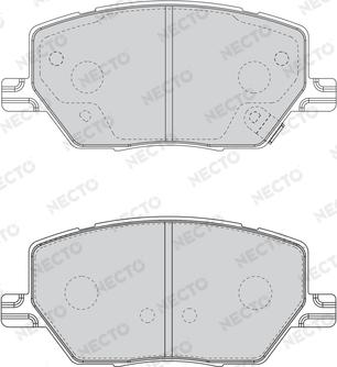 Necto FD7623A - Komplet Pločica, disk-kočnica www.molydon.hr