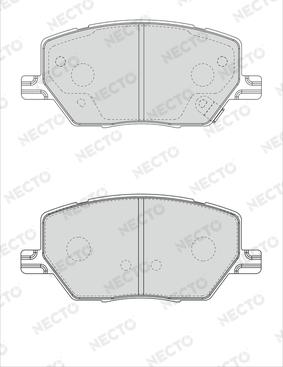 Necto FD7623A - Komplet Pločica, disk-kočnica www.molydon.hr