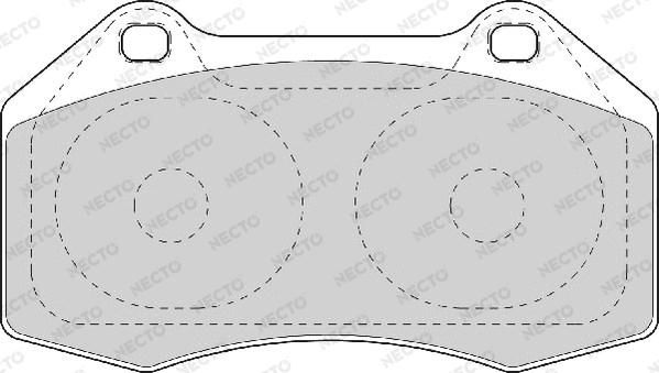 Necto FD7090A - Komplet Pločica, disk-kočnica www.molydon.hr