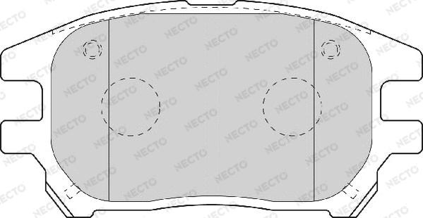 Necto FD7098A - Komplet Pločica, disk-kočnica www.molydon.hr