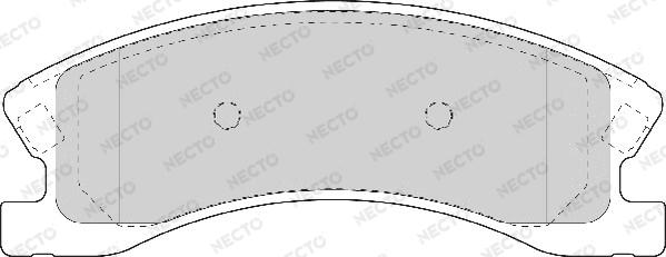 Necto FD7092A - Komplet Pločica, disk-kočnica www.molydon.hr