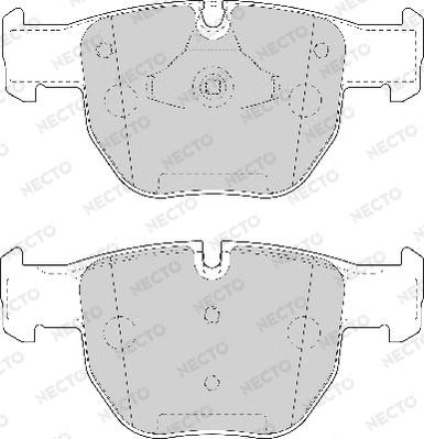 Necto FD7049A - Komplet Pločica, disk-kočnica www.molydon.hr