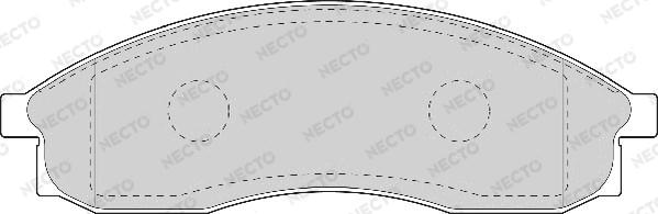 Necto FD7043A - Komplet Pločica, disk-kočnica www.molydon.hr