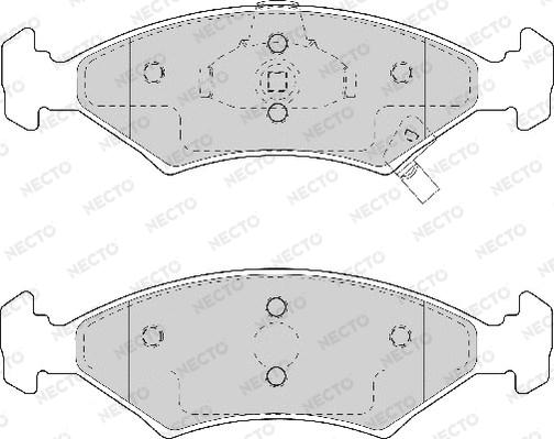 Necto FD7053A - Komplet Pločica, disk-kočnica www.molydon.hr