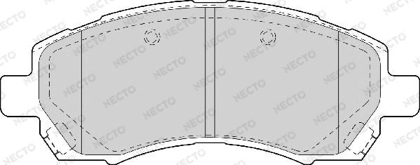 Necto FD7060A - Komplet Pločica, disk-kočnica www.molydon.hr