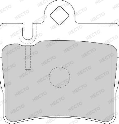 Necto FD7009A - Komplet Pločica, disk-kočnica www.molydon.hr