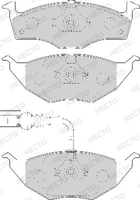 Necto FD7084A - Komplet Pločica, disk-kočnica www.molydon.hr