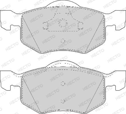 Necto FD7036A - Komplet Pločica, disk-kočnica www.molydon.hr