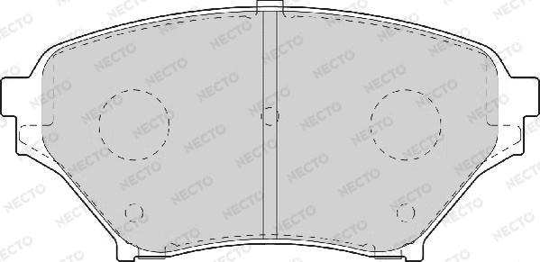 Necto FD7072A - Komplet Pločica, disk-kočnica www.molydon.hr