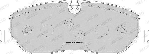 Necto FD7159A - Komplet Pločica, disk-kočnica www.molydon.hr