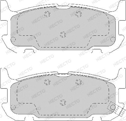 Necto FD7169A - Komplet Pločica, disk-kočnica www.molydon.hr