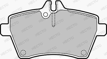 Necto FD7161A - Komplet Pločica, disk-kočnica www.molydon.hr