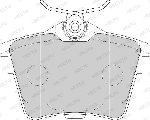 Necto FD7106A - Komplet Pločica, disk-kočnica www.molydon.hr