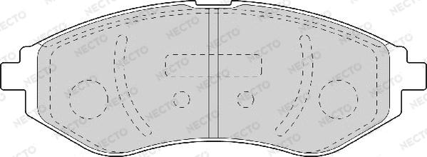 Necto FD7112A - Komplet Pločica, disk-kočnica www.molydon.hr