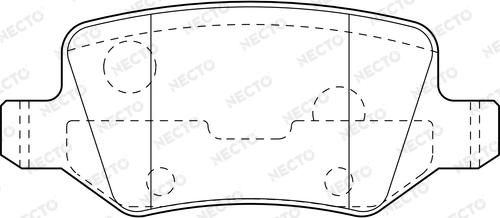 Necto FD7185A - Komplet Pločica, disk-kočnica www.molydon.hr