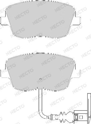 Necto FD7124A - Komplet Pločica, disk-kočnica www.molydon.hr