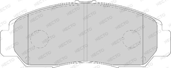 Necto FD7126A - Komplet Pločica, disk-kočnica www.molydon.hr