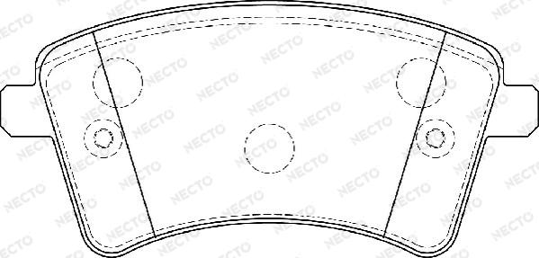 Necto FD7396A - Komplet Pločica, disk-kočnica www.molydon.hr