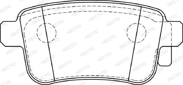 Necto FD7397A - Komplet Pločica, disk-kočnica www.molydon.hr