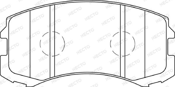 Necto FD7366A - Komplet Pločica, disk-kočnica www.molydon.hr