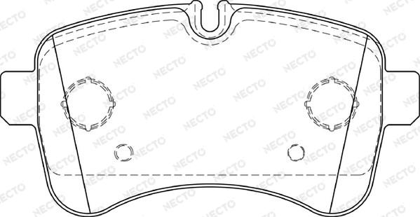 Necto FD7329V - Komplet Pločica, disk-kočnica www.molydon.hr