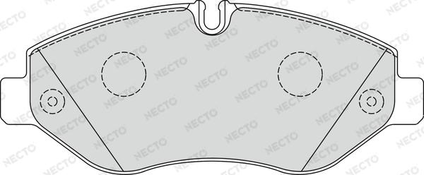 Necto FD7328V - Komplet Pločica, disk-kočnica www.molydon.hr