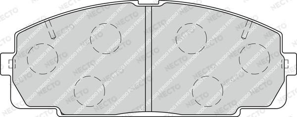 Necto FD7241V - Komplet Pločica, disk-kočnica www.molydon.hr