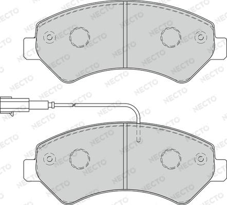 Necto FD7268V - Komplet Pločica, disk-kočnica www.molydon.hr