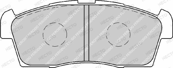 Necto FD7204A - Komplet Pločica, disk-kočnica www.molydon.hr