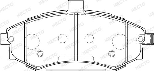 Necto FD7216A - Komplet Pločica, disk-kočnica www.molydon.hr