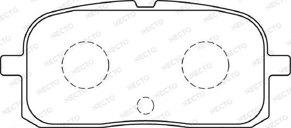 Necto FD7282A - Komplet Pločica, disk-kočnica www.molydon.hr