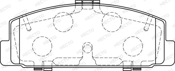 Necto FD7237A - Komplet Pločica, disk-kočnica www.molydon.hr