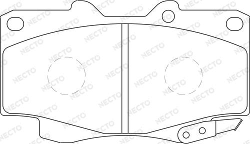 Necto FD7223A - Komplet Pločica, disk-kočnica www.molydon.hr