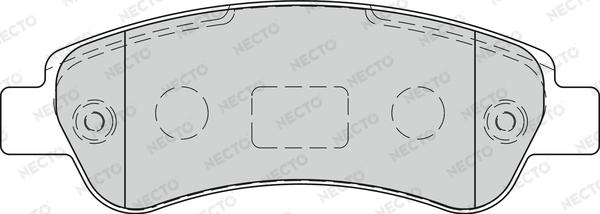 Necto FD7270V - Komplet Pločica, disk-kočnica www.molydon.hr