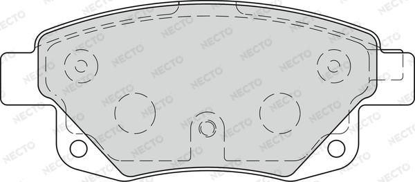 Necto FD7273V - Komplet Pločica, disk-kočnica www.molydon.hr