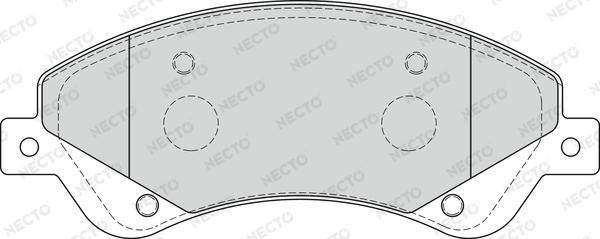 Necto FD7272V - Komplet Pločica, disk-kočnica www.molydon.hr