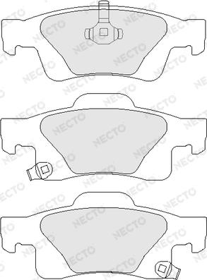 Necto FD7796A - Komplet Pločica, disk-kočnica www.molydon.hr